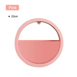 Round Iron Wall Vase Home Living Room Hanging Basket Decorative Flower Pot Wall Decor Succulent Plant Planters Art Glass Vases Pink L