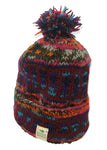 Handmade Chunky Woolly Bobble Hats. All the smoc colours