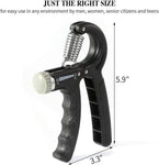 Hand grip strengthener adjustable