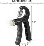 Hand grip strengthener adjustable