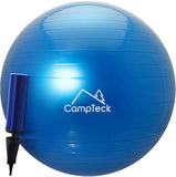 Fitness ball and pump