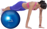 Fitness ball and pump