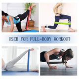 5-Pc Skin Friendly Different Levels Yoga Resistance Bands