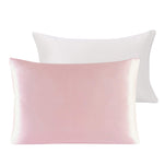 Mulberry Silk Pillow Cases Set of 2 in Various Colors Pink
