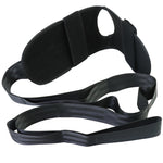 Yoga Foot & Calf Stretch Strap for Plantar Fasciitis, Heel Spurs, Foot Drop, Achilles Tendonitis & Hamstring Black