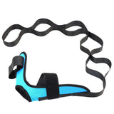 Yoga Foot & Calf Stretch Strap for Plantar Fasciitis, Heel Spurs, Foot Drop, Achilles Tendonitis & Hamstring Blue