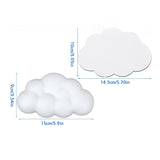 Hand Support Ergonomic Cloud Memory Foam Wrist Rest with Coaster