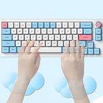 Hand Support Ergonomic Cloud Memory Foam Wrist Rest with Coaster