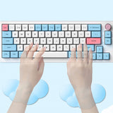 Hand Support Ergonomic Cloud Memory Foam Wrist Rest with Coaster