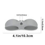 Pack of 4 Adhesive Type Electrical Wire Winder and Cord Organizer