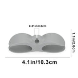 Pack of 4 Adhesive Type Electrical Wire Winder and Cord Organizer