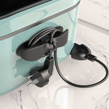 Pack of 4 Adhesive Type Electrical Wire Winder and Cord Organizer