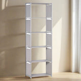 5-Tier Modern Book Storage Shelf Bookcase Display Cubed Unit Organizer 1 pcs