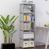 5-Tier Modern Book Storage Shelf Bookcase Display Cubed Unit Organizer