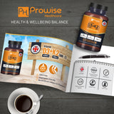 Prowise Vitamin D3 4000IU & K2 MK7 100μg Vegetarian Tablets I 180 ( 6 Months Supply)