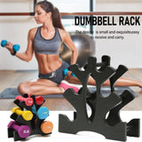 3-Tier dumbbell rack
