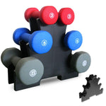 3-Tier dumbbell rack Blue