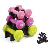 3-Tier dumbbell rack Beige