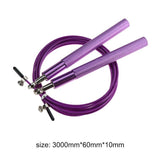 Steel Wire Rope Jump Ropes Purple