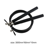 Steel Wire Rope Jump Ropes Black