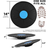 Yoga balance wobble board