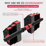 Adjustable Dumbbell and Barbell Set