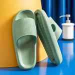 Thick Home Slippers Green