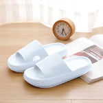 Thick Home Slippers White