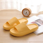 Thick Home Slippers Yellow