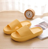 Thick Home Slippers Yellow