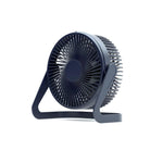 Rotating USB Desk Fan [Portable] Black