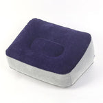 Soft Footrest Pillow blue