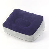 Soft Footrest Pillow blue
