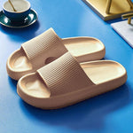 Thick Home Slippers Khaki