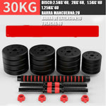 Set of Dumbbells with Kettle bell Handle |10-50 KG| 30kg