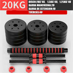 Set of Dumbbells with Kettle bell Handle |10-50 KG| 20KG