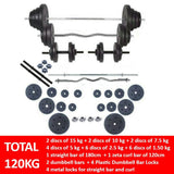 200 Lb. Barbell and Dumbbell Set SET 120KG
